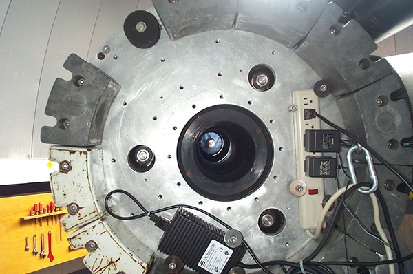 The bck panel of the Wallace Telescope that belongs to MIT